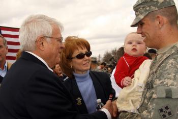 Carter Welcomes Home 4th Infantry Division