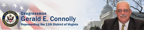Sign-Up for Congresswoman Gerald E. Connolly E-mail Updates!