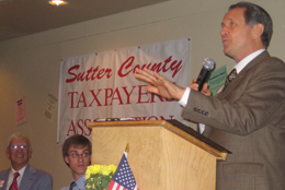 Rep. Herger at Sutter County Taxpayer Event