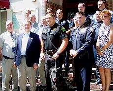 Rep. Herger with Williams Police Department