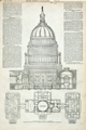 Sectional View of the Capitol at Washington. / Ground Plan of the Capitol at Washington, Showing the Recent Additions.
