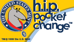 web site logo : The United States Mint : h.i.p. pocket change : TM 1999 the U.S. Mint