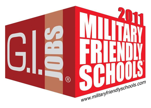 graphic of Military Friend School logo
