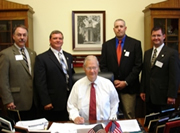 9-16-09 - Congressman Ike Skelton met with representatives from the Missouri Pork Association Delegation in Washington, D.C.
