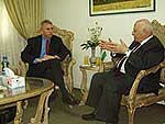 Congressman Todd Platts recently met with Palestinian Prime Minister Abu Ala (Ahmed Qurei) at his office in Ramallah