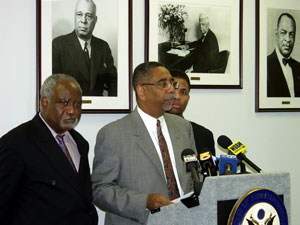 Bennett Press Conference, Rush, Jackson, Davis