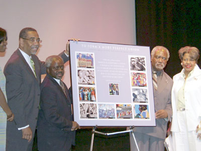 To Form a More Perfect Union (Stamp Unveiling) Harold Washington Cultural Center August 30th 2005