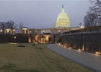 Visitors may now enter the Capitol through the U.S. Capitol Visitor Center.