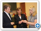 U.S. Rep. Jo Ann Emerson and U.S. Rep. Roy Blunt tour a VA facility in Springfield, Missouri.