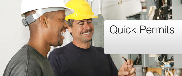 Quick permits. Purchase an electrical permit or request an inspection.