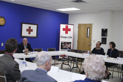 Congressman Brady hold a charity roundtable discussion in Orange