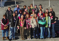 Orange area high school students attend Presidential Inaugural in Washington, D.C. and tour the U.S. Capitol.