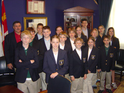 Students from The Woodlands Academy Preparatory School visit Congressman Brady's office and tour the Capitol.