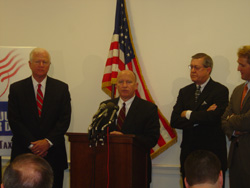 Congressman Brady speaks at a FairTax press conference in the Capitol on the day before Tax Day