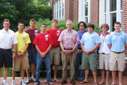 Congressman Snyder meets with Danville Boys State students.