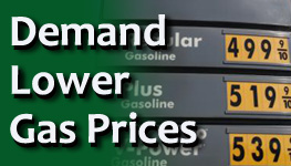 Demand lower gas prices