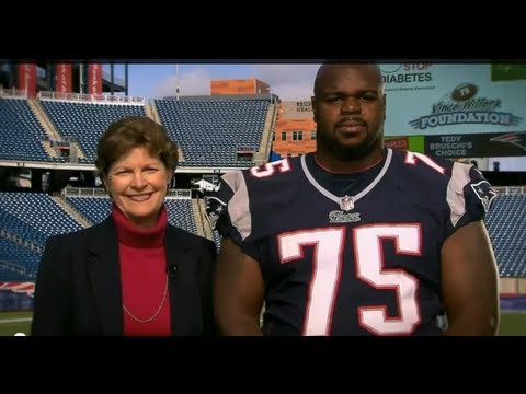 SHAHEEN TEAMS UP WITH NEW ENGLAND PATRIOT VINCE WILFORK TO HELP TACKLE DIABETES