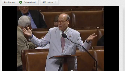 Cohen debates his Afghanistan Infrastructure Fund amendment on the House Floor