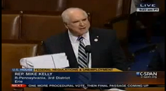 Rep. Kelly's Rousing Floor Speech Receives Rare Standing Ovation and Chants of "USA!" feature image