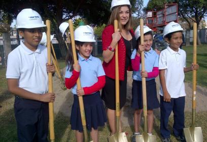 Sanchez leads Garfield School groundbreaking for new classroom building feature image