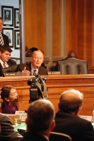 Sen. Alexander speaks at an Environment and Public Works Committee hearing on Nuclear Regulatory Commission Task Force recommendations for enhancing reactor safety in the 21st century. 
