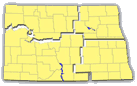 Map: North Dakota