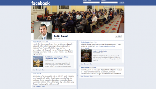 Follow Rep. Amash's Voting Record on Facebook feature image