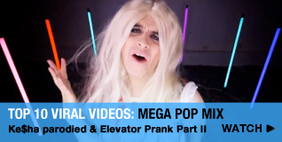 Top 10 Viral Videos: Mega Pop Mix, Ke$ha parodied & Elevator Prank Part II