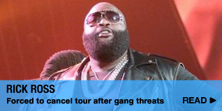 Rick Ross forced to cancel tour after gang threats