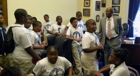 Rep. Towns Welcomes Brooklyn’s Trey Whitfield School to DC feature image