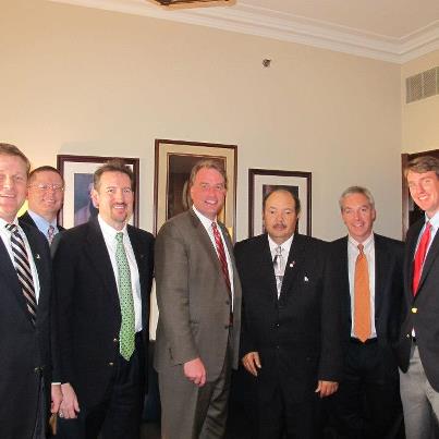 Photo: Robert met with 5th District Virginians who traveled to Washington on behalf of the Virginia Credit Union League