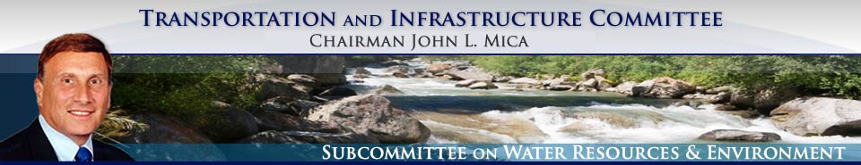 Subcommittee on Aviation, House Transportation and Infrastructure Committee, Republicans, John L. Mica, Ranking Republican