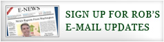 Sign Up For Rob's E-mail Udpdates