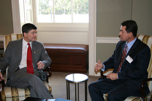 February 16, 2011 - Congressman Hensarling meets with Texas Agriculture Commissioner Todd Staples