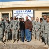 Congressman Thompson visits 1387th of Greenville, Mississippi in Iraq