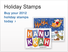 Holiday Stamps. Buy your 2012 holiday stamps today. Buy Stamps Now. Image of holiday themed stamps.
