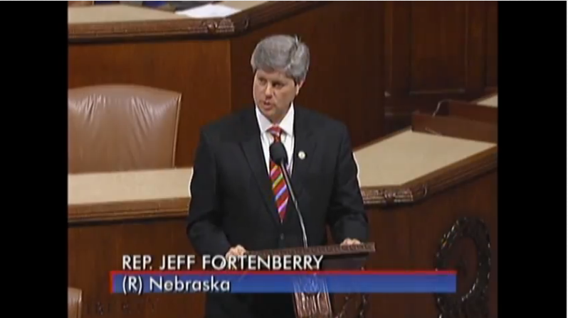 Fortenberry Speaking on House Floor