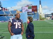 Teaming up with Vince Wilfork