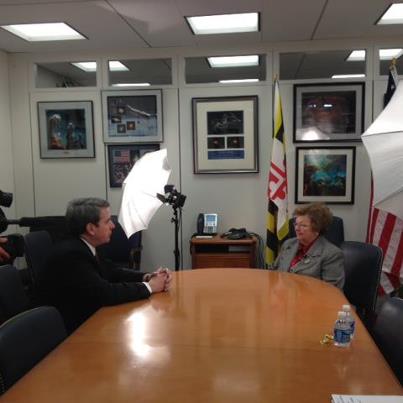 Photo: Today I spoke with NBC Portland on the retirement of Senator Olympia Snowe. I'll greatly miss my friend & Maine's champion in the Senate.