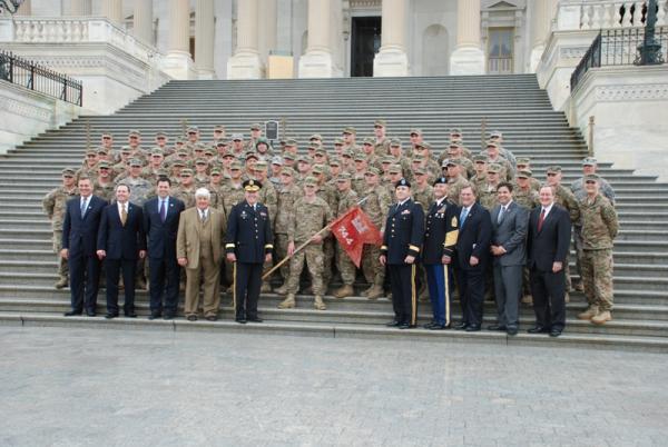 Congressman Labrador with members of Armed Forces
