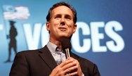 Romney lost by playing defense, Santorum says