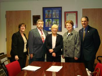 Congresswoman McCarthy Met with Members of the Library Council in her District Office