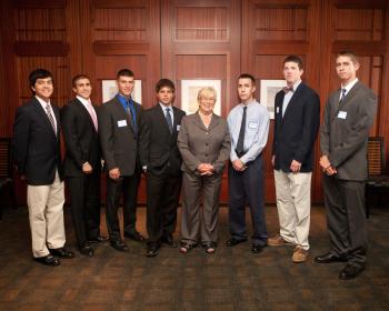Rep. McCarthy Met with Local Students who will be Attending a Military Academy to Congratulate Them and Their Families