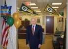 Senator Kohl?s Office Decked Out for the Big Game