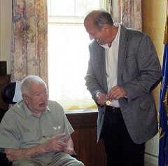 Medal presentation to Mifflinburg Veteran Richard Strausser