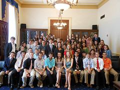 Meeting with students from Camp Ramah Darom