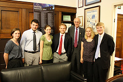 Congressman Olver & Washington Center Students