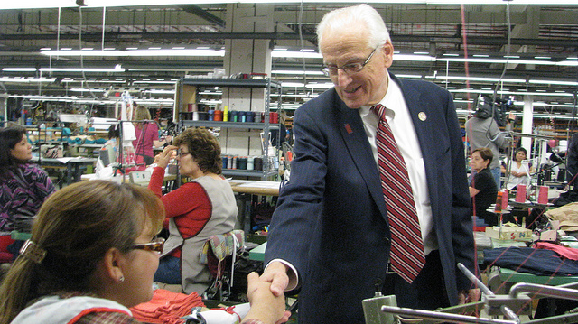 1.30.2012- Pascrell Returns To Passaic Girl Scout Uniform Manufacturing Plant 