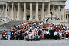 Congressman Sessions with National Down Syndrome Congress "Hike the Hill" Day Participants