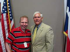 Congressman Sessions with Ryan Gutkowski